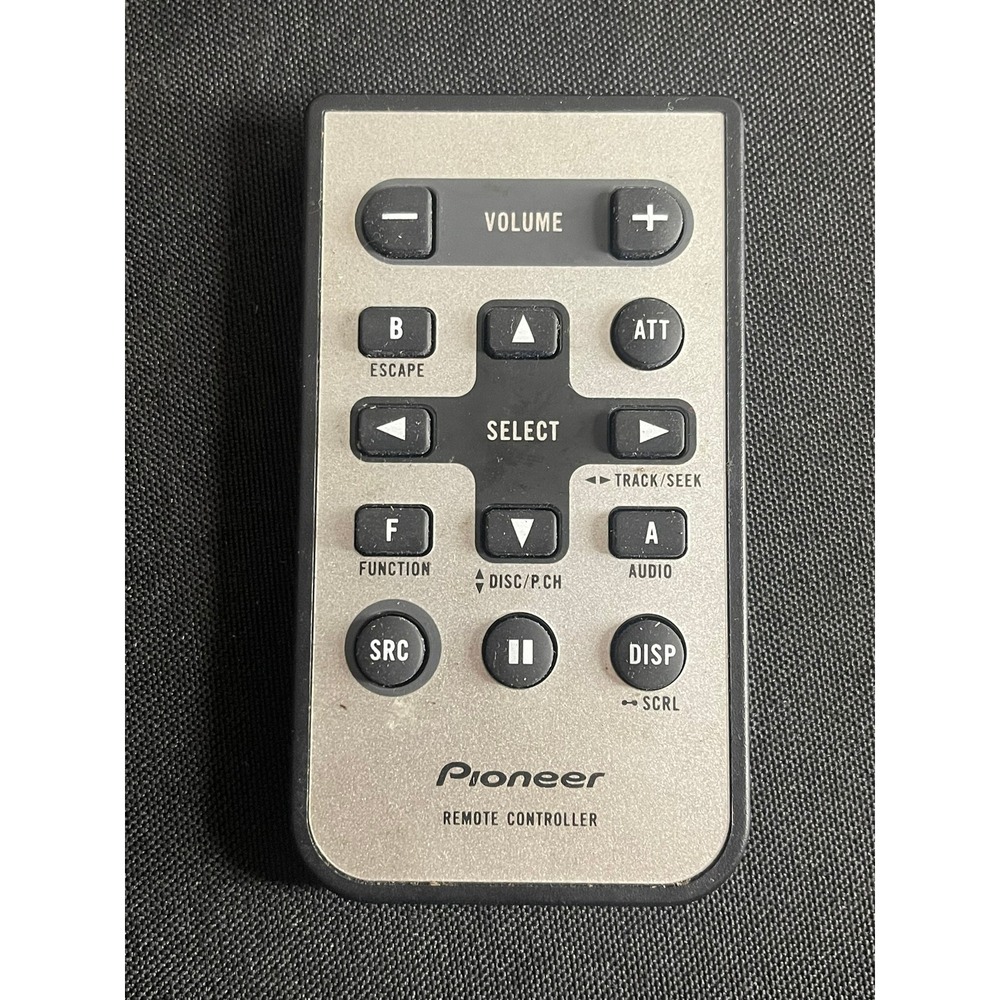 Pioneer CXC5719 Remote Controller for Car Stereo Audio Head Unit Silver Black